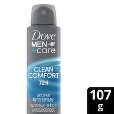 Dove - Men+Care Dry Spray Clean Comfort, 107 Gram