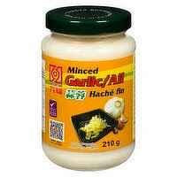 Six Fortune - Minced Garlic, 210 Gram