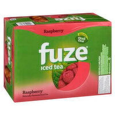 Fuze - Iced Tea Raspberry, 341 mL Cans, 12 Each