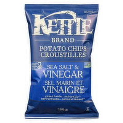 Kettle Brand - Potato Chips, Sea Salt & Vinegar, 198 Gram