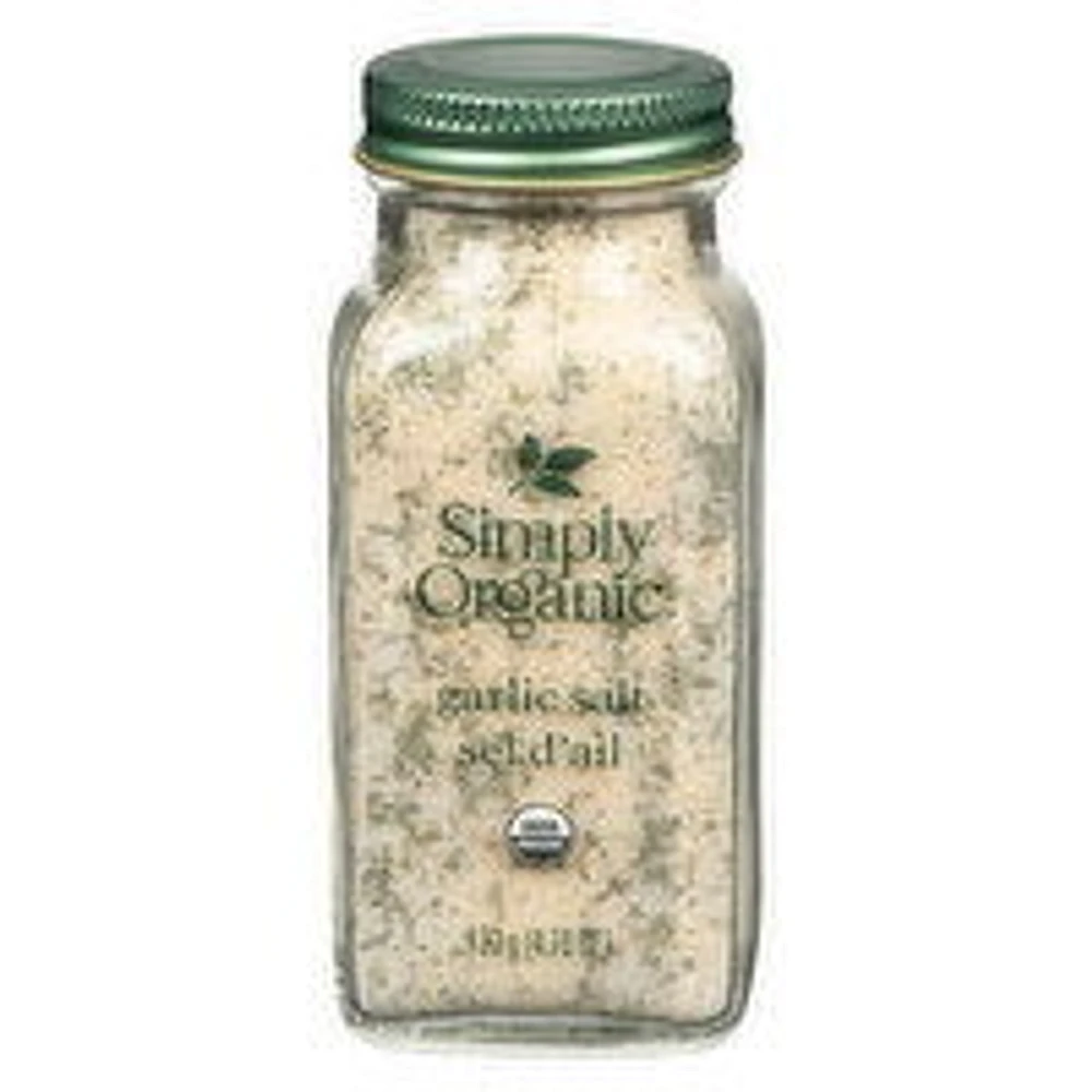 SIMPLY ORGANIC - Garlic Salt, 133 Gram