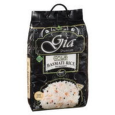 Gia - Premium Gold Basmati Rice, 8 Pound