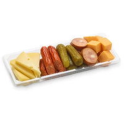 Save-On-Foods - Charcuterie Snack Tray, Cheese, Meat & Pickles, 1 Each