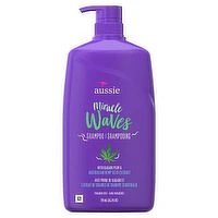 Aussie - Shampoo, Miracle Waves with Australian Hemp Seed Extract, 778 Millilitre