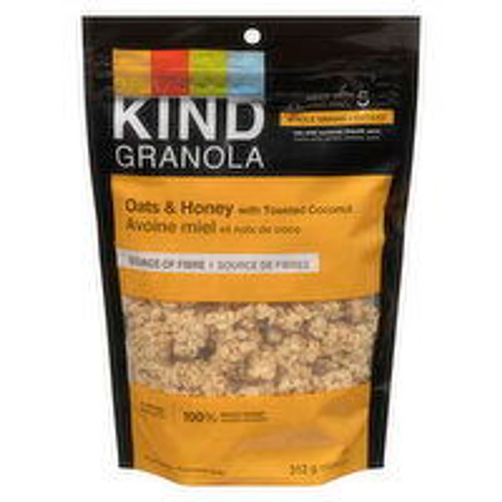 Kind - Granola, Oats & Honey -Toasted Coconut, 312 Gram