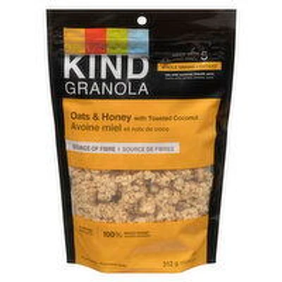 Kind - Granola, Oats & Honey -Toasted Coconut, 312 Gram