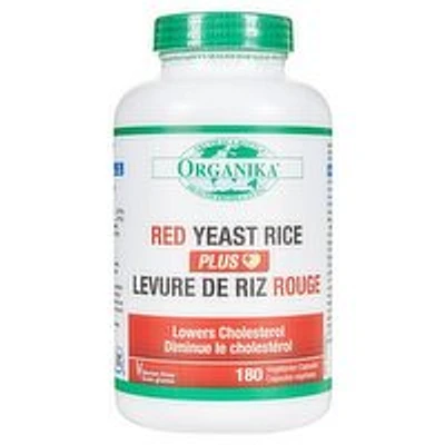 Organika - Red Yeast Rice Plus, 180 Each