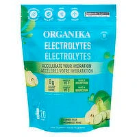 Organika - Electrolytes Powder Sachets, Cucumber Pear, 20 Each