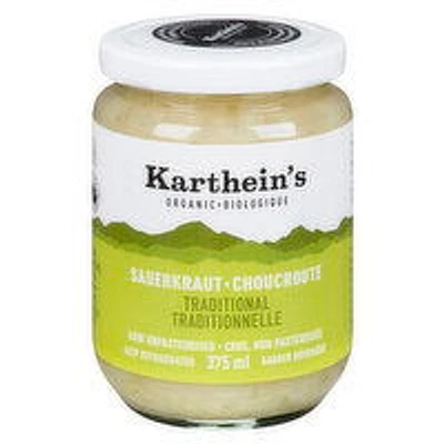 Kartheins - Sauerkraut Traditional Organic, 375 Millilitre
