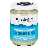 Kartheins - Sauerkraut Simple Organic, 375 Millilitre