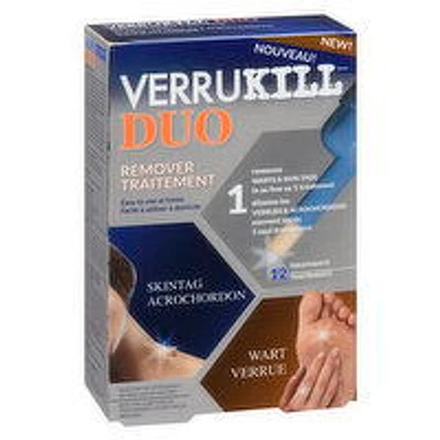 Verrukill - Duo Wart Skintag Remover, 12 Each