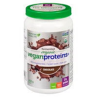 GENUINE HEALTH - Fermented Organic Vegan Protein + Chocolate, 600 Gram