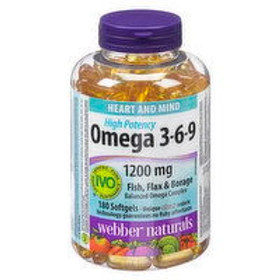 Webber Naturals - Omega 369, 180 Each
