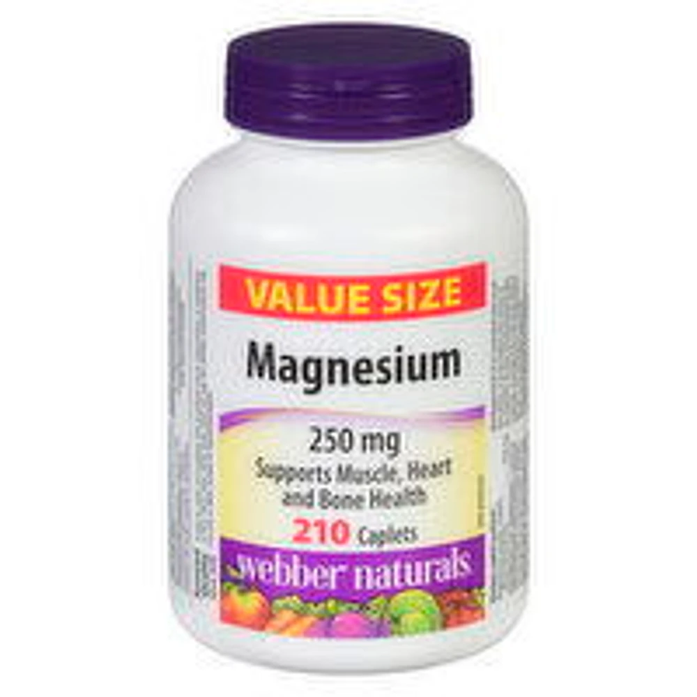 Webber Naturals - Webber Magnesium 250g, 210 Each