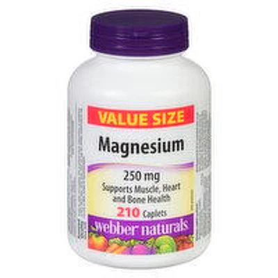 Webber Naturals - Webber Magnesium 250g, 210 Each