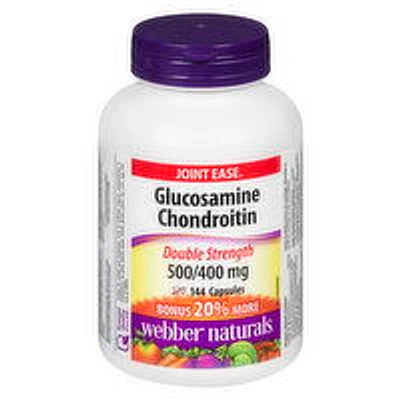 Webber Naturals - Glucosamine Chondroitin Extra Strength 500/400mg, 144 Each