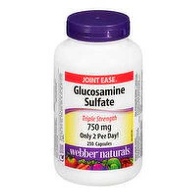 Webber Naturals - Webber Glucosamine Sulfate Trpl Strng, 250 Each