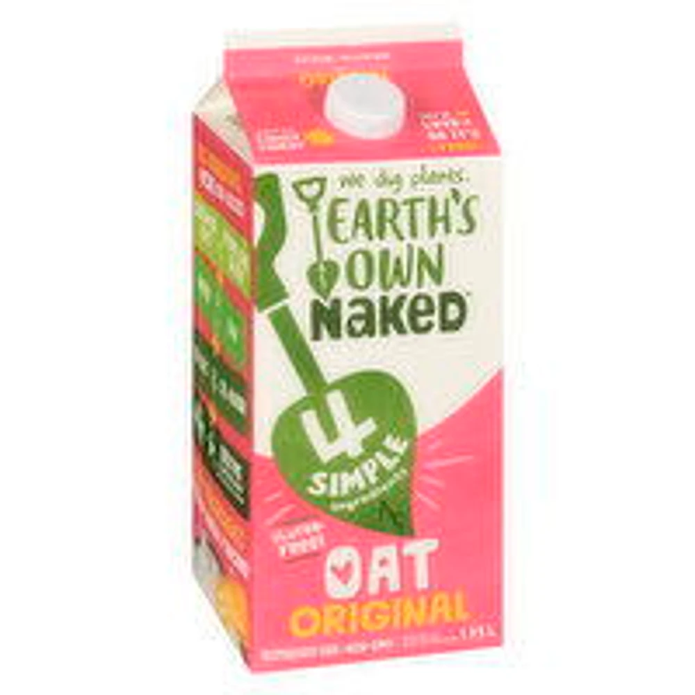 EARTH'S OWN - Oat Beverage Naked Original Gluten Free, 1.75 Litre