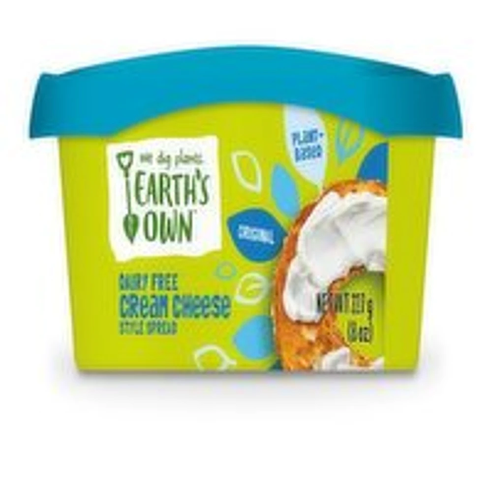 EARTH'S OWN - Dairy Free Cream Cheese Original, Plant Based, 227 Gram
