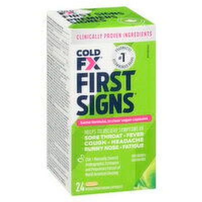 Cold Fx - Cold FX First Signs Capsules, 24 Each