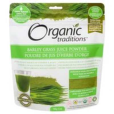 Organic traditions - Barley Grass Juice Powder, 150 Gram