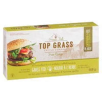 Top Grass Cattle Company - Beef Burgers Grass Fed, 4 Each