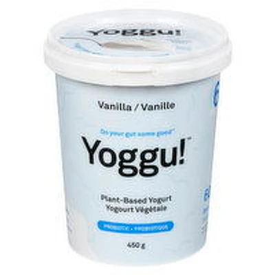 Yoggu - Plant Based Yogurt Cultured Coconut Vanilla, 450 Gram