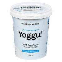 Yoggu - Plant Based Yogurt Cultured Coconut Vanilla, 450 Gram