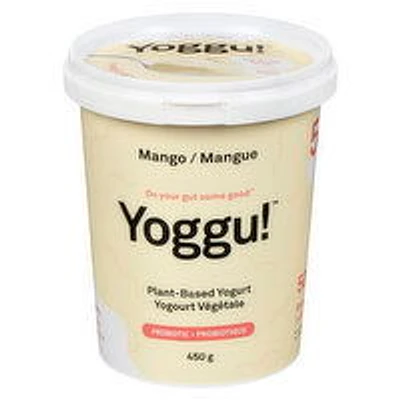 Yoggu - Plant-Based Cultured Coconut Yogurt, Mango, 450 Gram