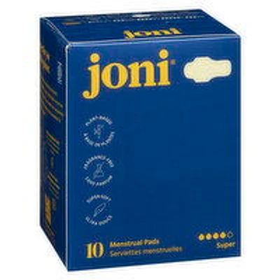 Joni - Organic Bamboo Super Pads, 10 Each