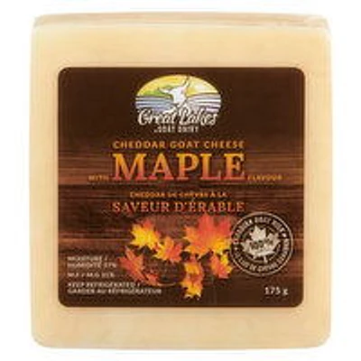 Great Lakes Goat - Cheddar Goat Cheese w/ Maple, 175 Gram