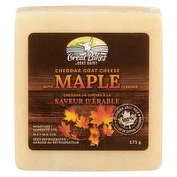 Great Lakes Goat - Cheddar Goat Cheese w/ Maple, 175 Gram
