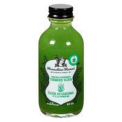 Moonshine Mama - Supergreen Turmeric Elixir, 60 Millilitre