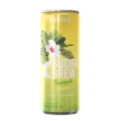 Bucha Brew - Pineapple Kombucha, 355 Millilitre