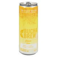 Bucha Brew - Fun Fizzy Water Lemon, 355 Millilitre
