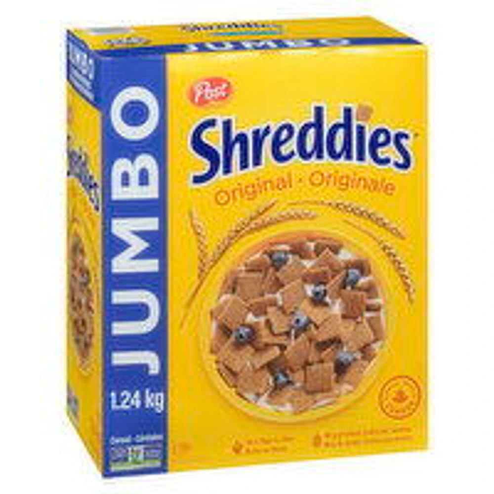Post - Shreddies Cereal - Original, 1.24 Kilogram
