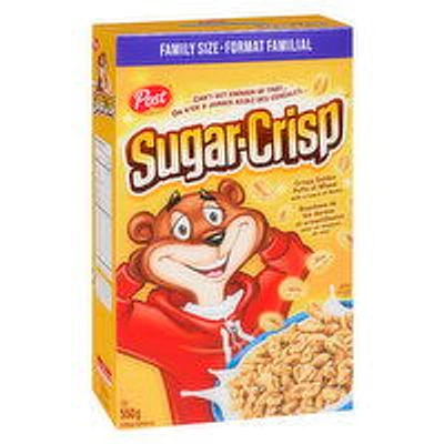 Post - Sugar-Crisp Cereal, 550 Gram