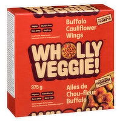 Wholly Veggie! - Cauliflower Wings - Vegan Buffalo, 375 Gram