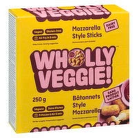 Wholly Veggie - Plant Based Mozzarella Sticks, 250 Gram