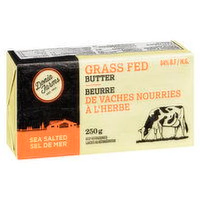 Donia Farms - Grass Fed Butter - Sea Salted, 250 Gram