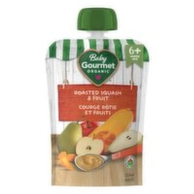 Baby Gourmet - Organic Baby Food - Roasted Squash & Fruit Medley, 128 Millilitre