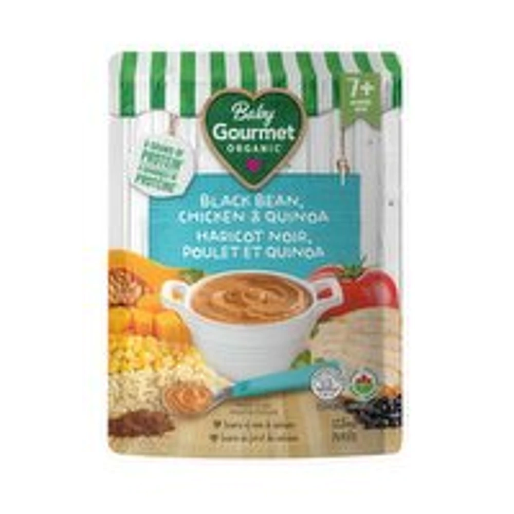 Baby Gourmet - Black Bean, Sweet Corn Chicken & Quinoa, 128 Millilitre