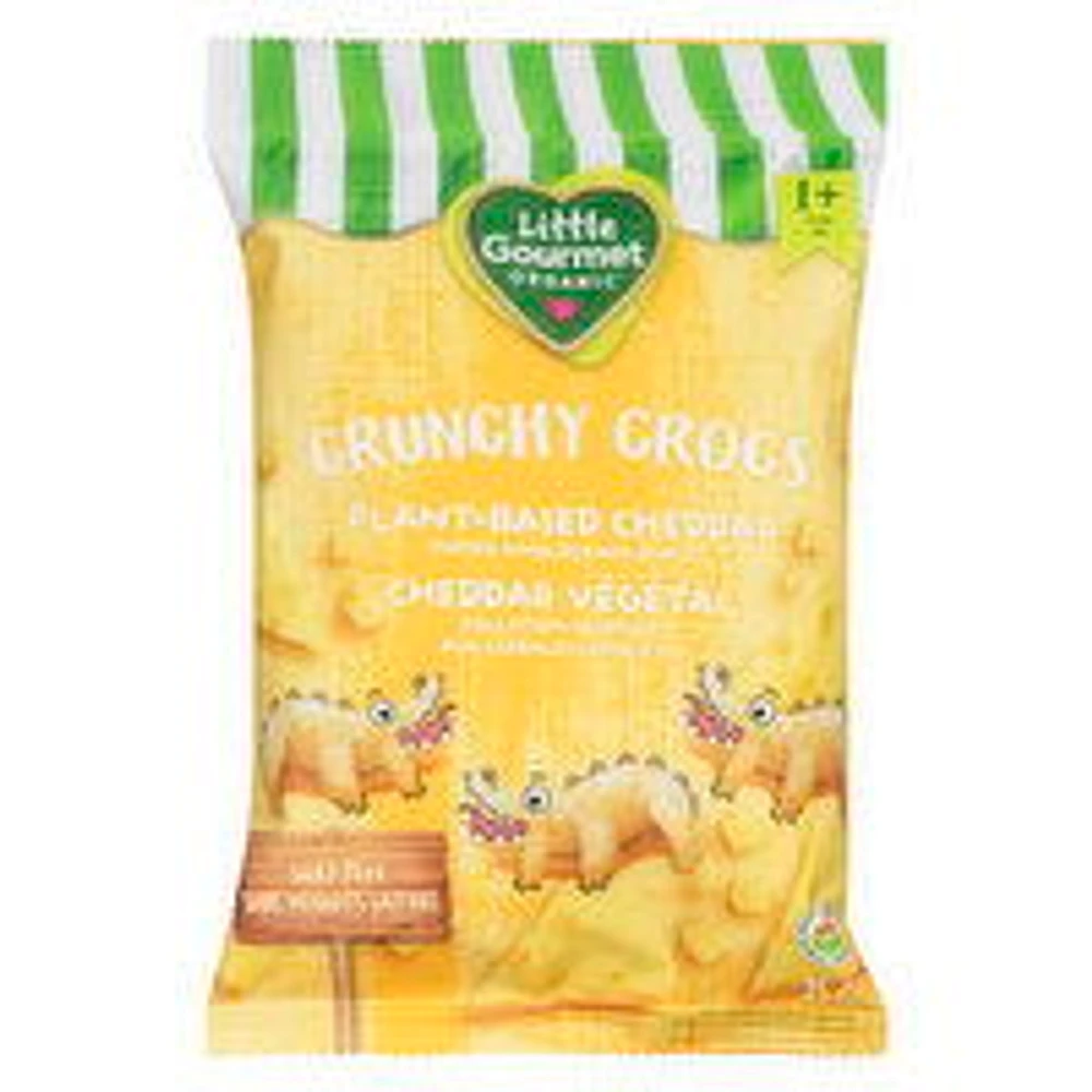 Little Gourmet - Crunchy Crocs Plant Based Cheddar Snack, 35 Gram
