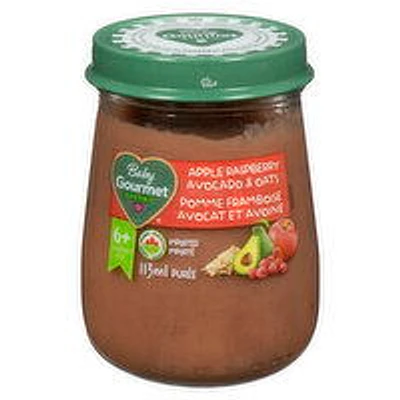 Baby Gourmet - Apple Rasberry Avo & Oat, 113 Millilitre