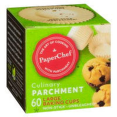 PaperChef - Culinary Parchment Large Baking Cups, 60 Each