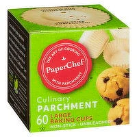PaperChef - Culinary Parchment Large Baking Cups, 60 Each