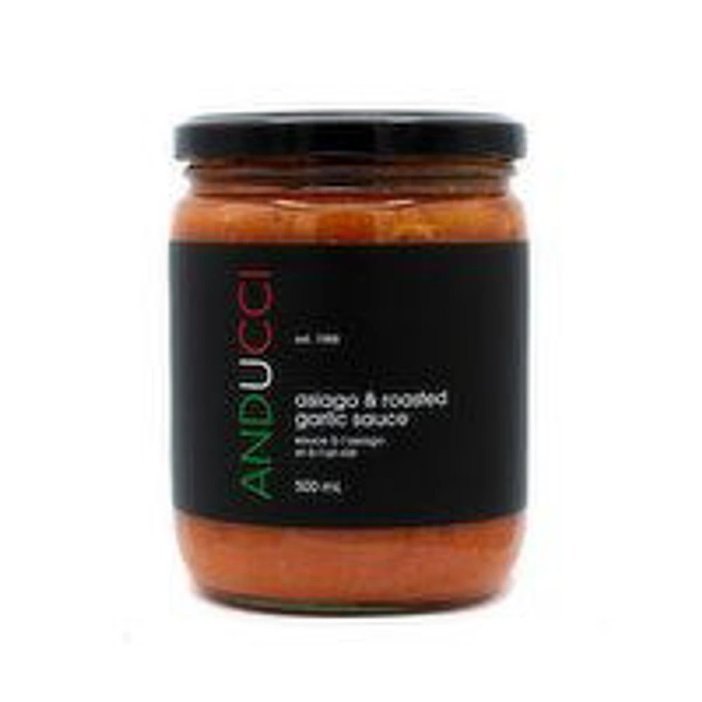Anducci - Asiago & Roasted Garlic Sauce, 500 Millilitre