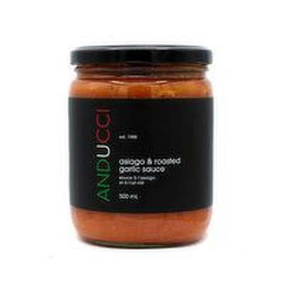 Anducci - Asiago & Roasted Garlic Sauce, 500 Millilitre