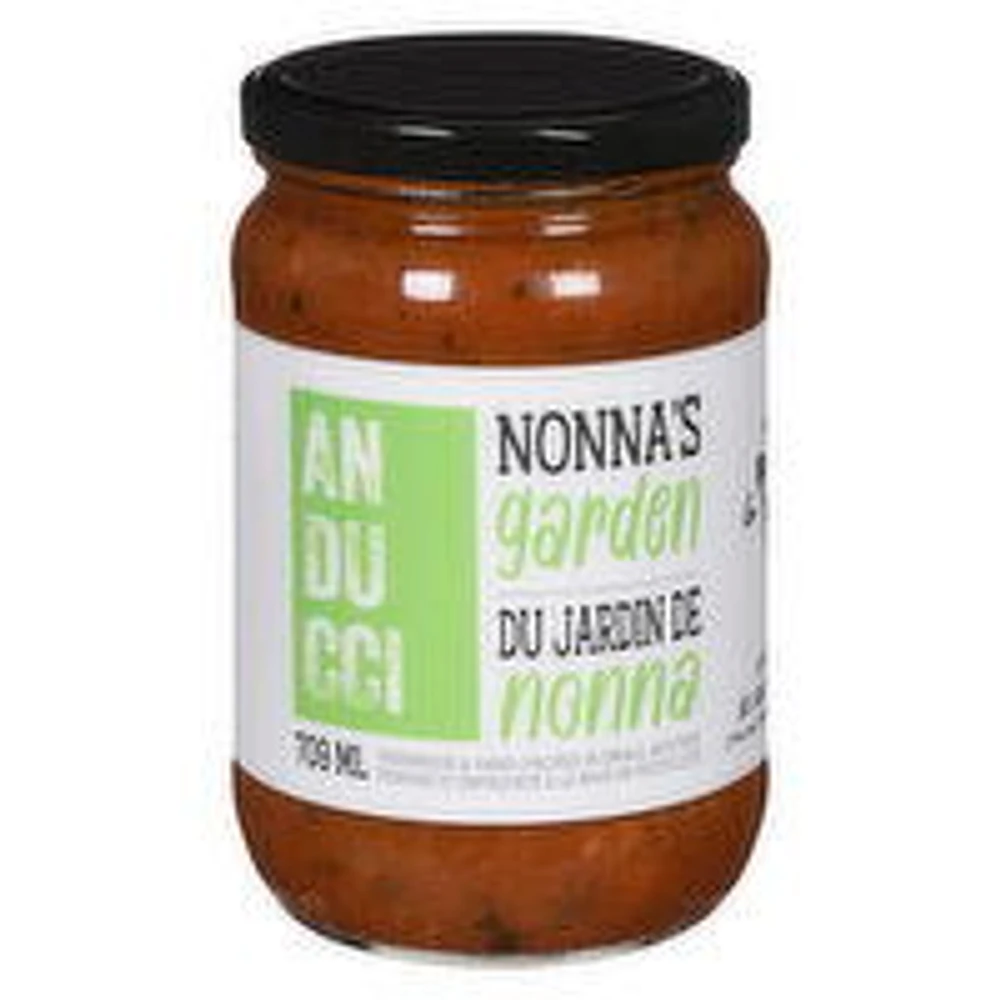 Anducci - Anducci My Nonnas Garden Sauce, 500 Millilitre