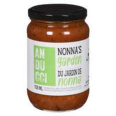 Anducci - Anducci My Nonnas Garden Sauce, 500 Millilitre